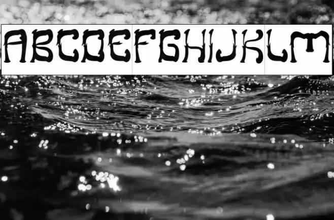 Midnight Show-Inverse Font examples