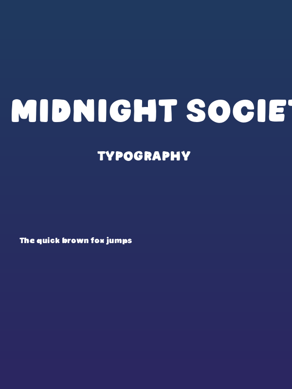 Midnight Society Poster
