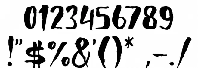 Midnight Stories Font OTHER CHARS