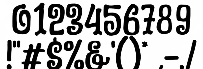 Midnight Story Font OTHER CHARS