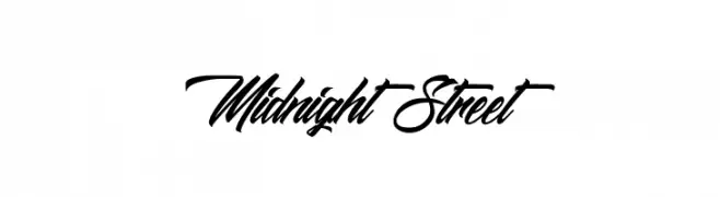 Midnight Street  les polices de caractères gratuit tlcharger