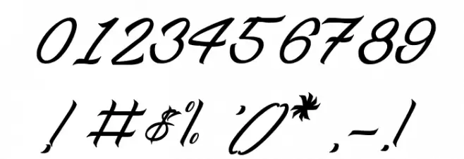 Midnight Street Font OTHER CHARS