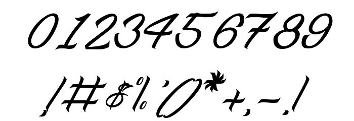 Midnight Street Font OTHER CHARS