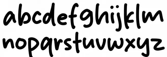 Midnight Study خط أحرف صغيرة