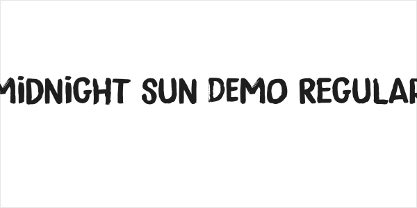 Midnight Sun DEMO Regular Logo