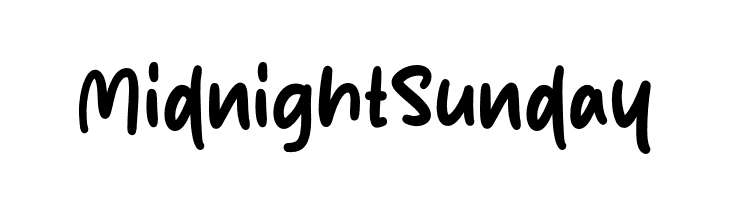 Midnight Sunday  नि: शुल्क फ़ॉन्ट्स डाउनलोड