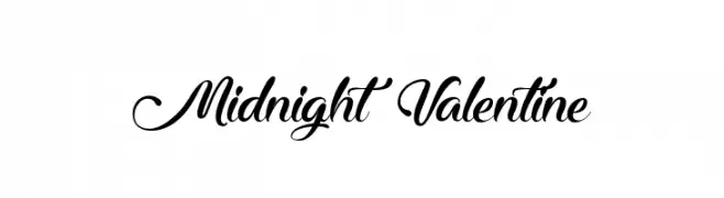 Midnight Valentine  baixar fontes gratis