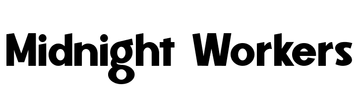 Midnight Workers  Скачать бесплатные шрифты
