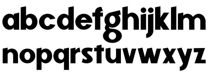 Midnight Workers Font LOWERCASE