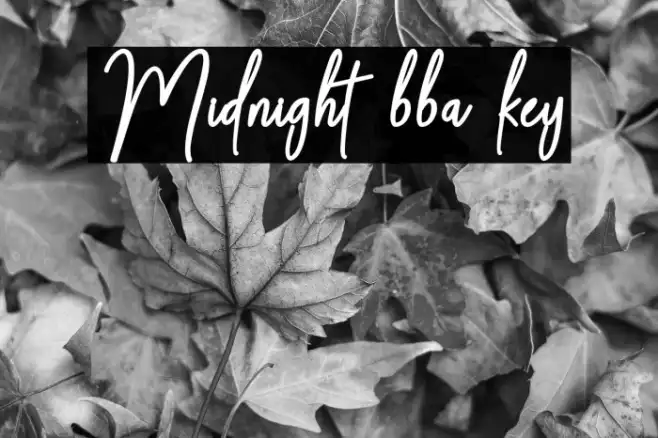 Midnight bba key Example 1
