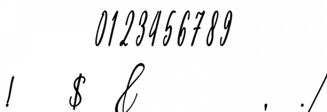 Midnight-bbakey Font OTHER CHARS