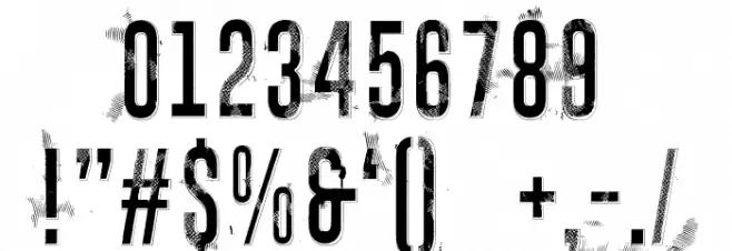 Midnight crimson Font OTHER CHARS