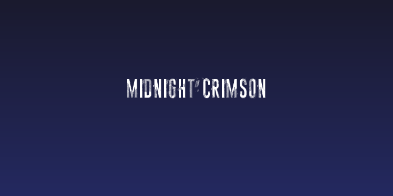 Midnight crimson Social Header