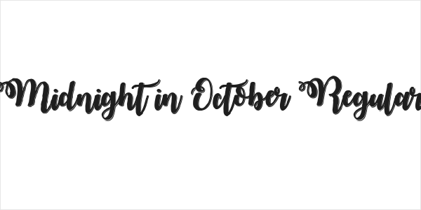 Midnight in October Regular Logo