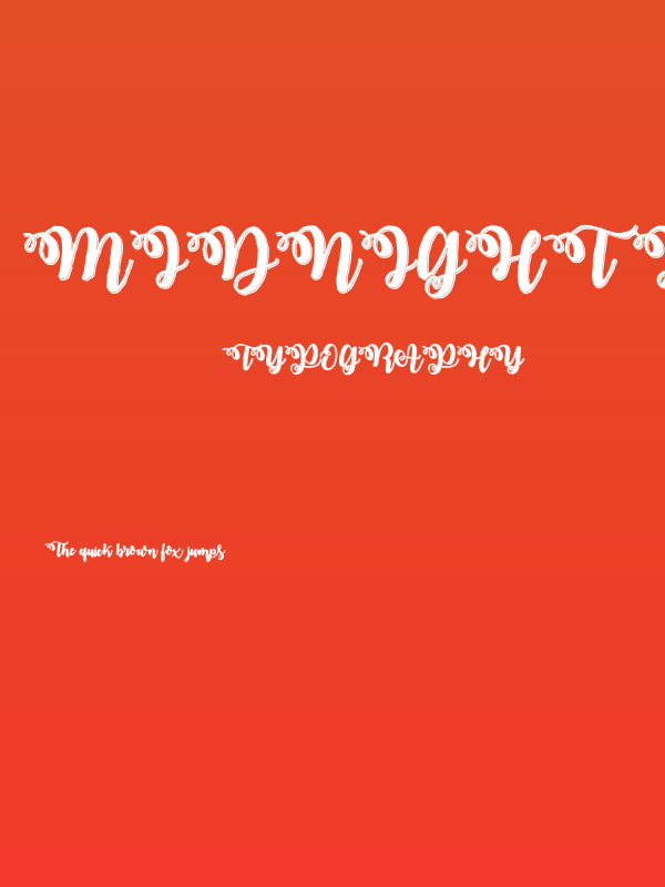 Midnight in October Regular Poster