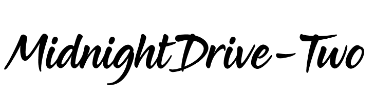 MidnightDrive-Two  नि: शुल्क फ़ॉन्ट्स डाउनलोड