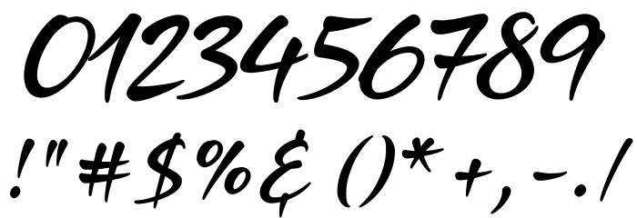 MidnightDrive-Two Font OTHER CHARS