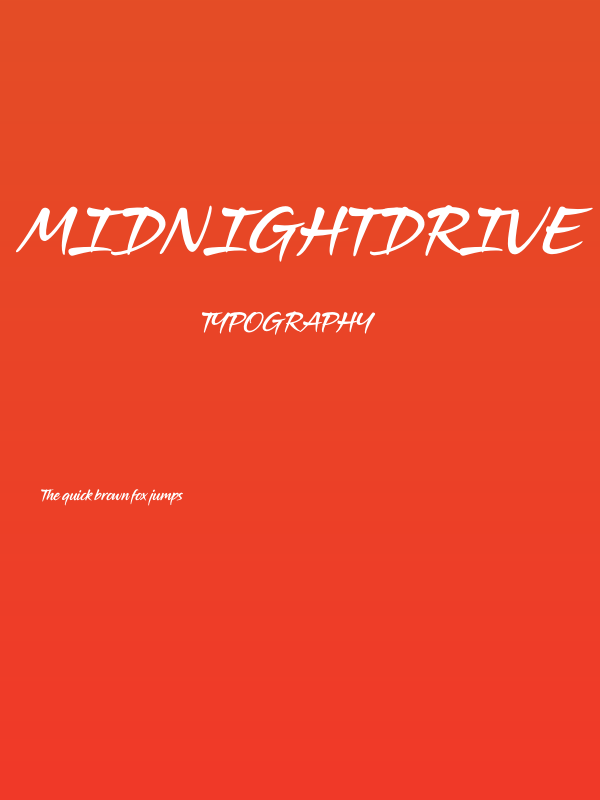 MidnightDrive Poster