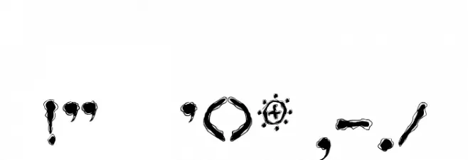 MidnightHour-Tryout Font OTHER CHARS