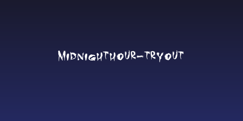 MidnightHour-Tryout Social Header