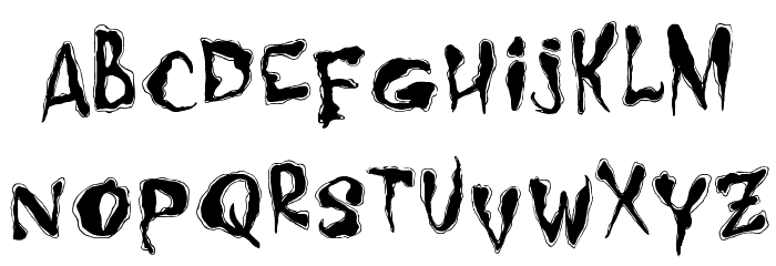 MidnightHour-Tryout Schriftart Kleinbuchstaben