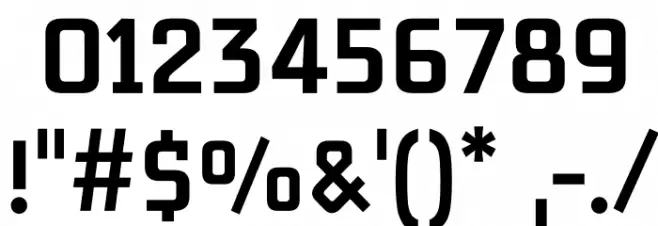 MidnightKernboy-Bold Font OTHER CHARS