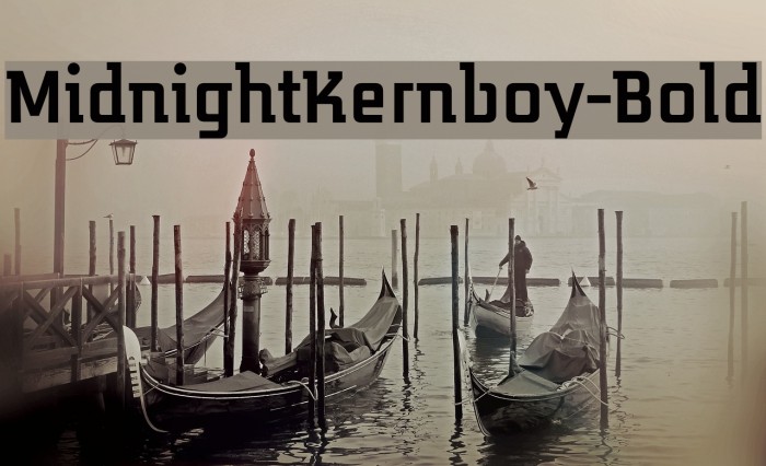 MidnightKernboy-Bold Font examples