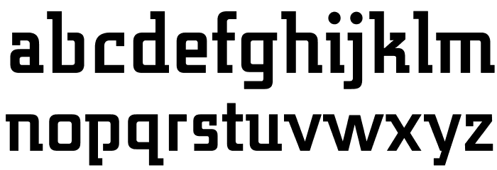 MidnightKernboy-Bold Font LOWERCASE