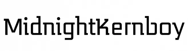 MidnightKernboy  les polices de caractères gratuit tlcharger