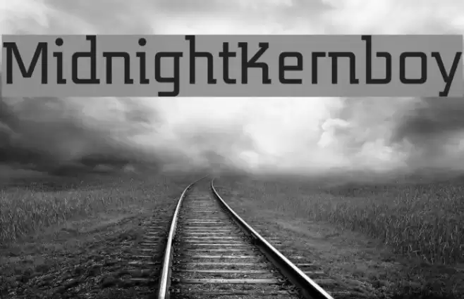 MidnightKernboy Шрифта examples