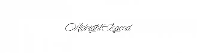 MidnightLegend  les polices de caractères gratuit tlcharger