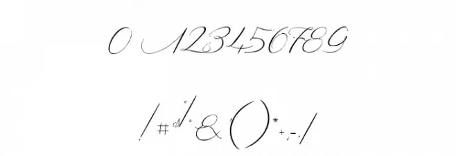 MidnightLegend Font OTHER CHARS