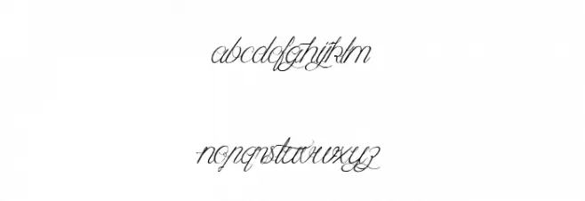 MidnightLegend Font LOWERCASE