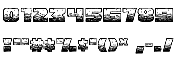 MidnightSnack BB Font OTHER CHARS