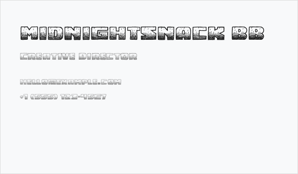MidnightSnack BB Business Card
