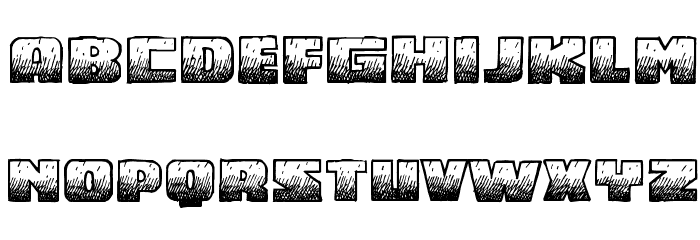 MidnightSnack BB Font LOWERCASE