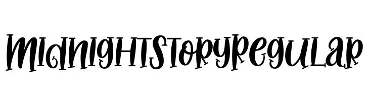 MidnightStoryRegular Font