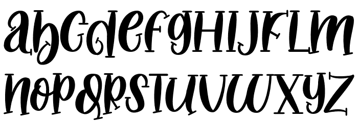 MidnightStoryRegular Font LOWERCASE