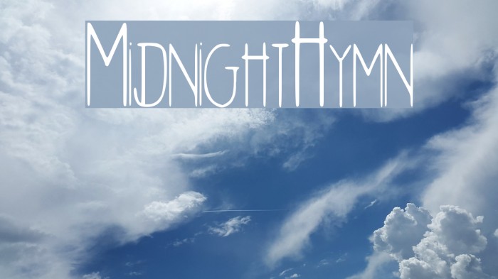 Midnight_Hymn Font examples