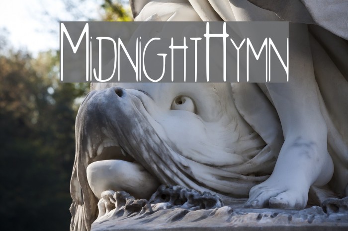 Midnight_Hymn Font examples