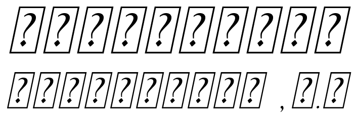 Midnightcali Font OTHER CHARS