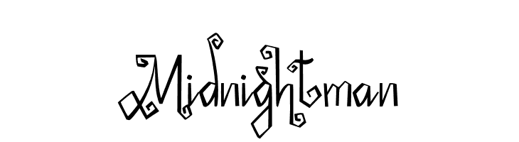 Midnightman  免费字体下载