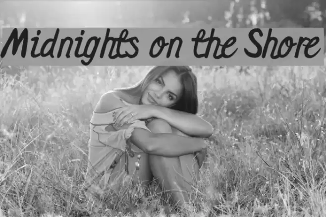 Midnights on the Shore Schriftart examples