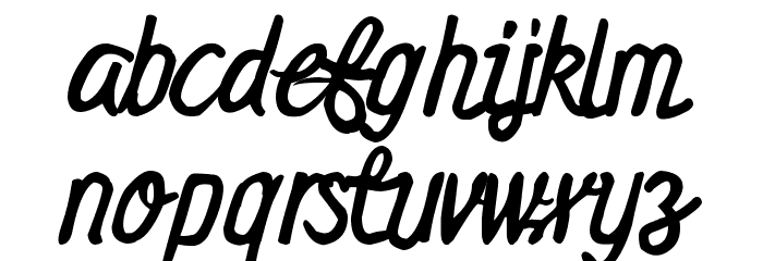 Midnights on the Shore Font LOWERCASE