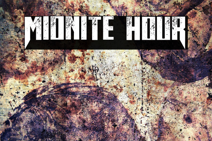 Midnite Hour Font examples
