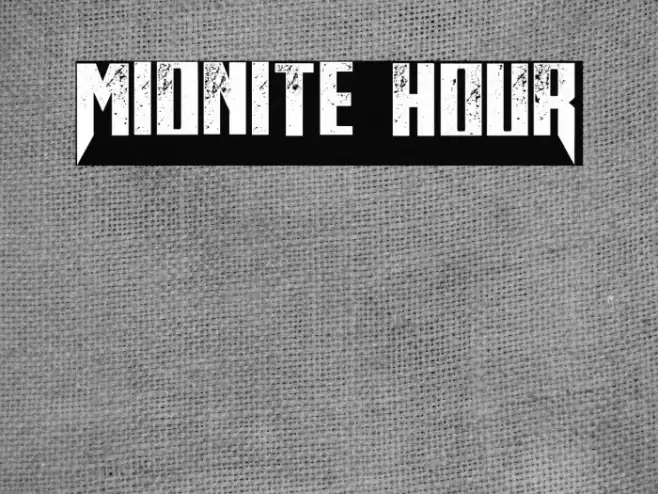 Midnite Hour Font examples