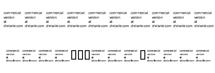 MidniteHour Font OTHER CHARS