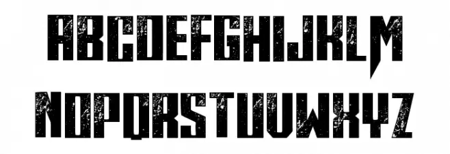 MidniteHour Schriftart Groß