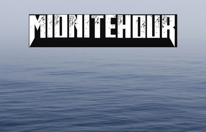 MidniteHour Font examples