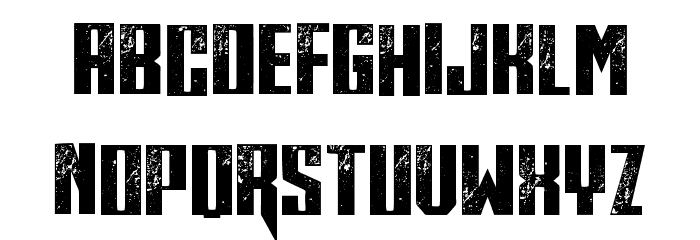 MidniteHour Font LOWERCASE